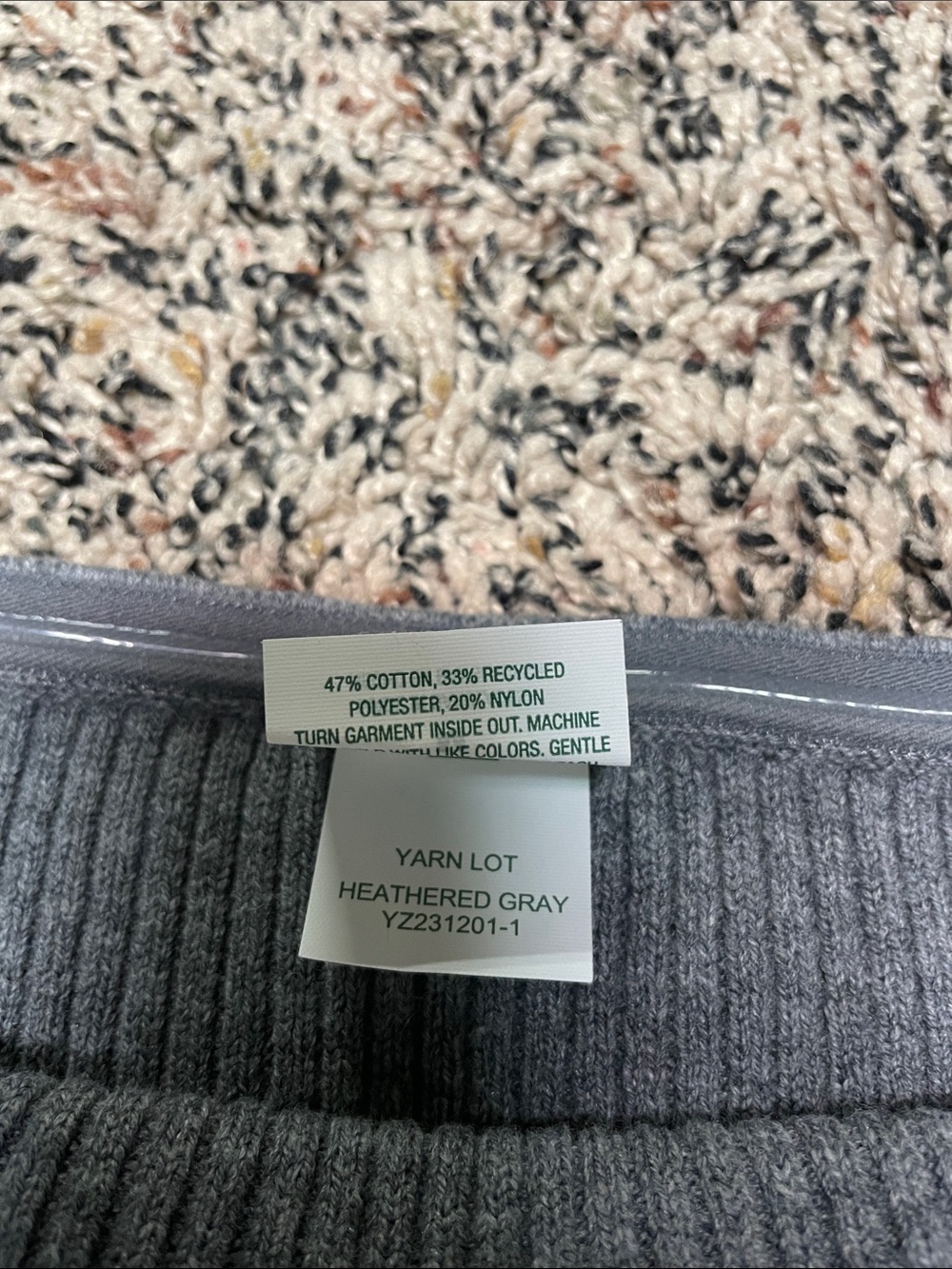 wild fable Heather Gray Ribbed Strapless Notch Tube Top Cropped M NWT - Picture 4 of 4